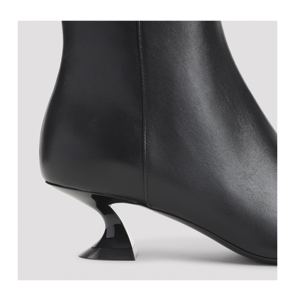 MAYFEYR - Lanvin - Kitten Heel 50 Mm Ankle Boots - FWBOGA0KNAPAH25