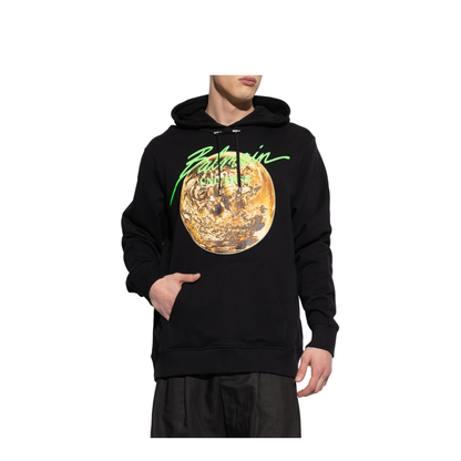 Printed Universe Hoodie Black