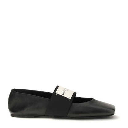 MAYFEYR - Givenchy - Leather Sliced Square Ballerinas - BE5010E2FX