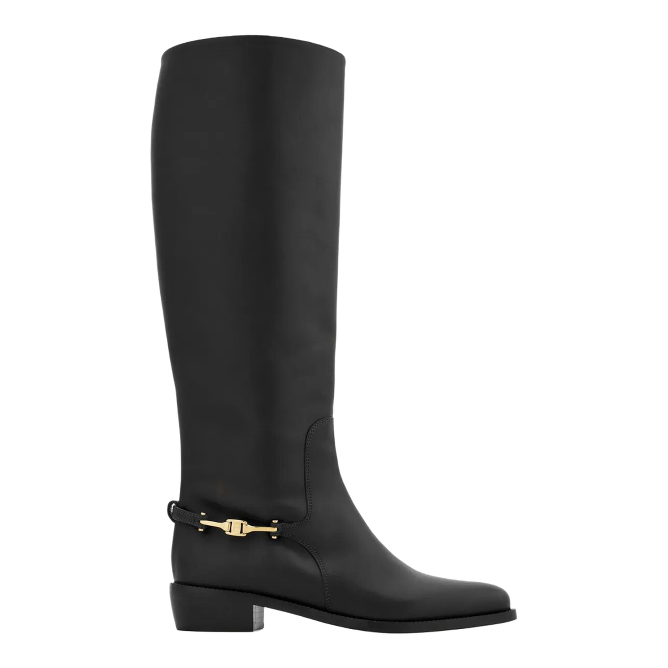 MAYFEYR - Ferragamo - F Buckle Therma Knee Riding Boots - 01K2260784901