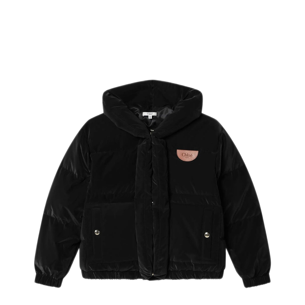 Logo Patch Padded Jacket