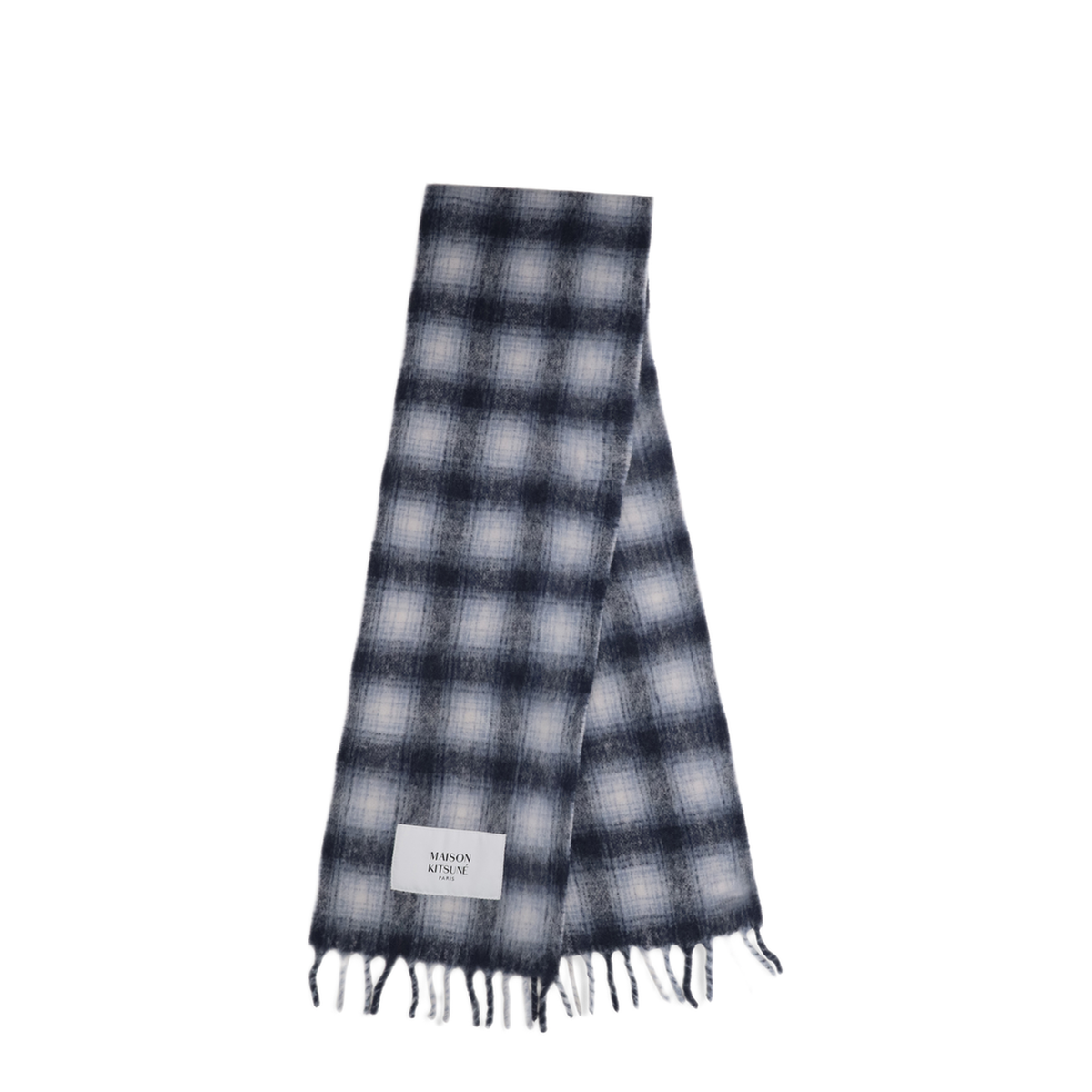 MAYFEYR - Maison Kitsuné - Checked Alpaca Scarf - MRUAT10WA00220615
