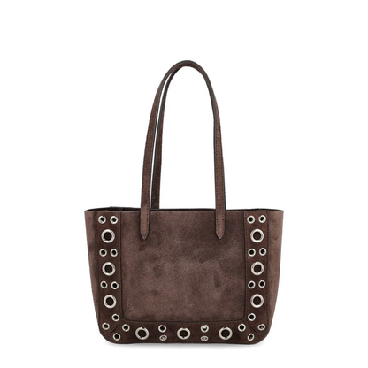 Nellcôte Mini Shopping Bags Suede Dark Brown