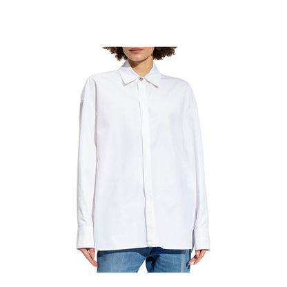 Oversized Shirt with Rounded Shoulders