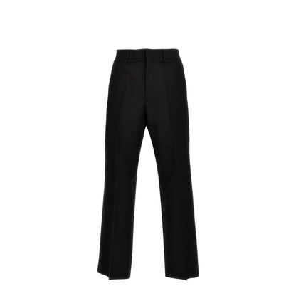 Black Wool Pant
