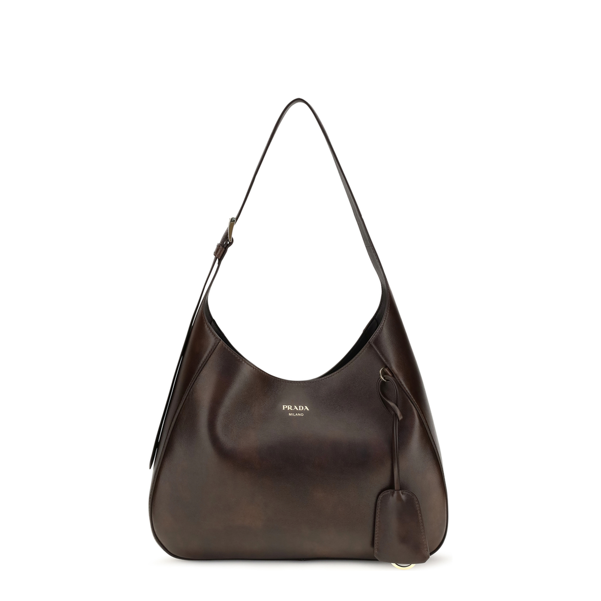 MAYFEYR - Prada - Boogie Medium Leather Shoulder Bag - 1BC300VOOO2ZRNF0324