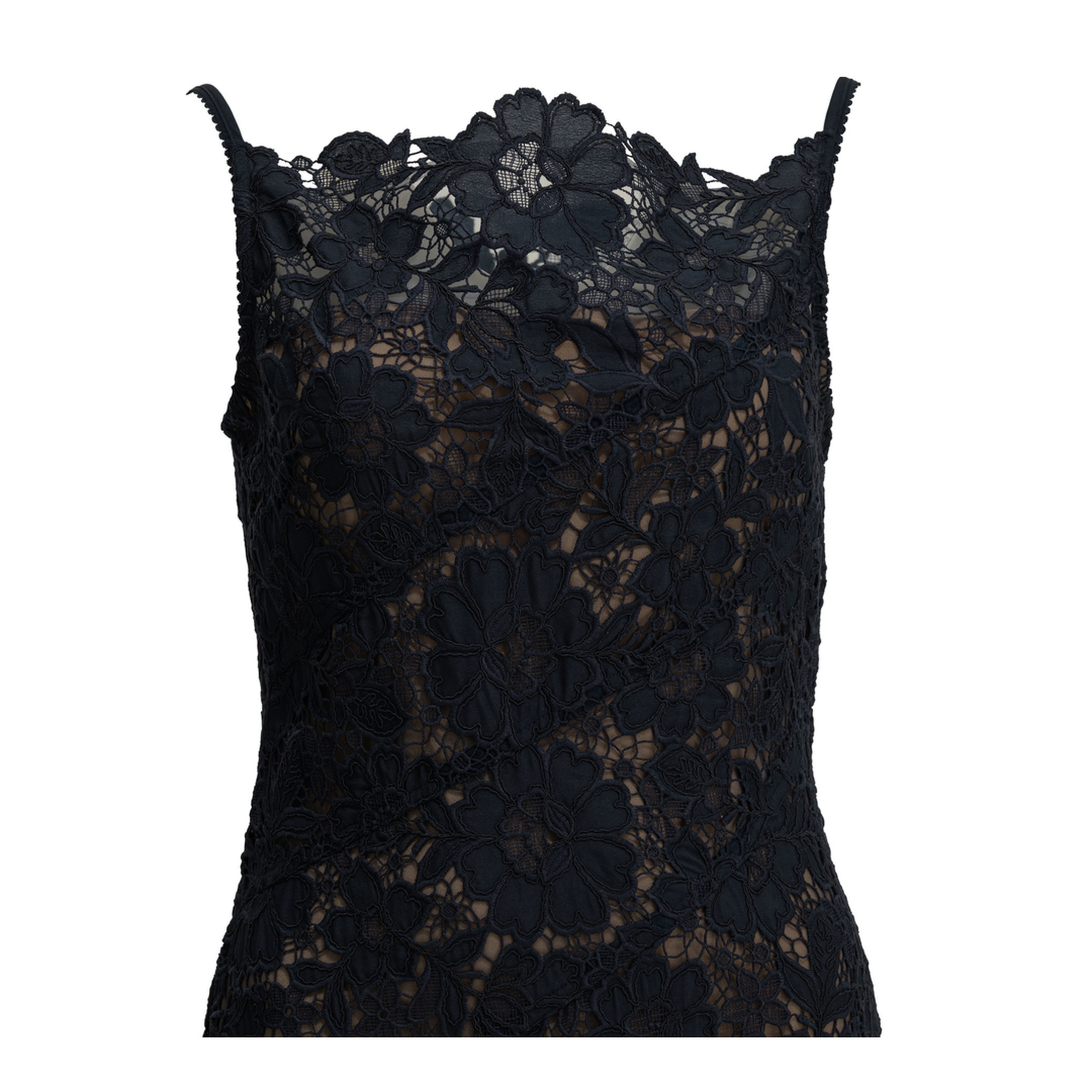 MAYFEYR - Self Portrait - Lace Midi Dress - AW26043MNNAVY