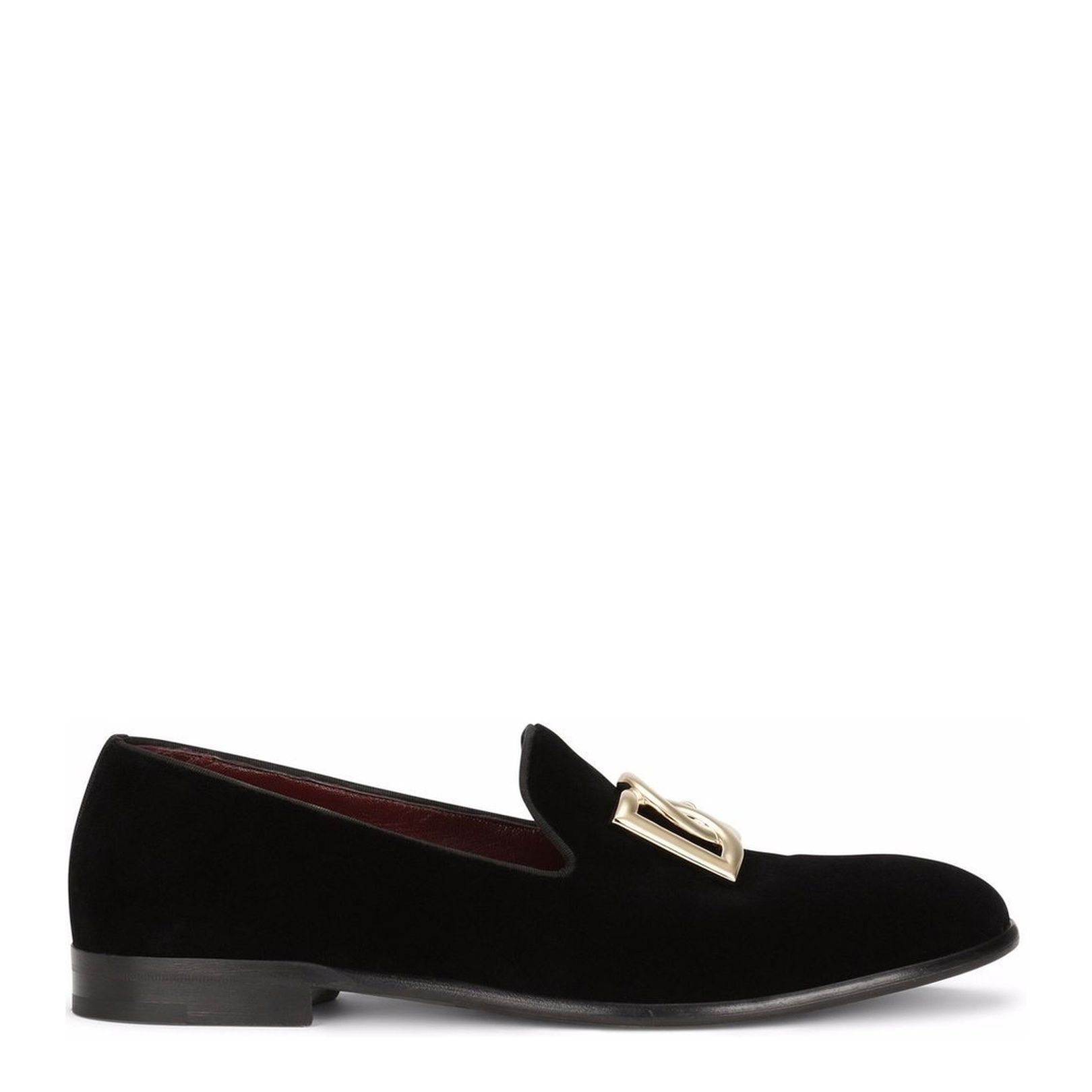 Elegant Black Velvet Loafers