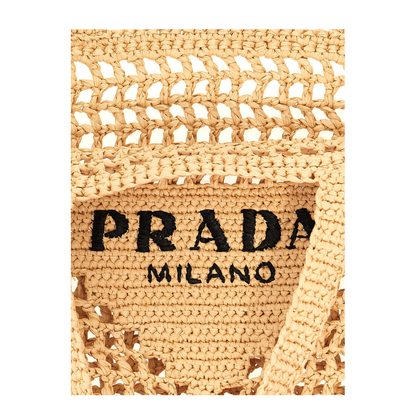 MAYFEYR - Prada - Logo Woven Fabric Shopping Bag - 1BG393VOOO2C2TF0018