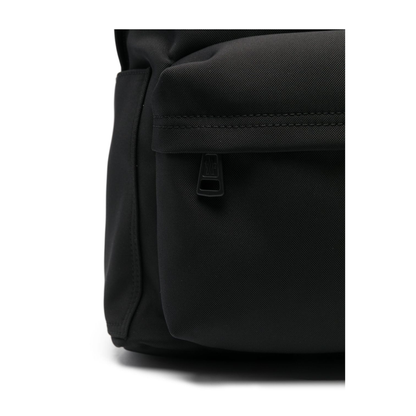 New Pierrick Metal Logo Backpack - Black