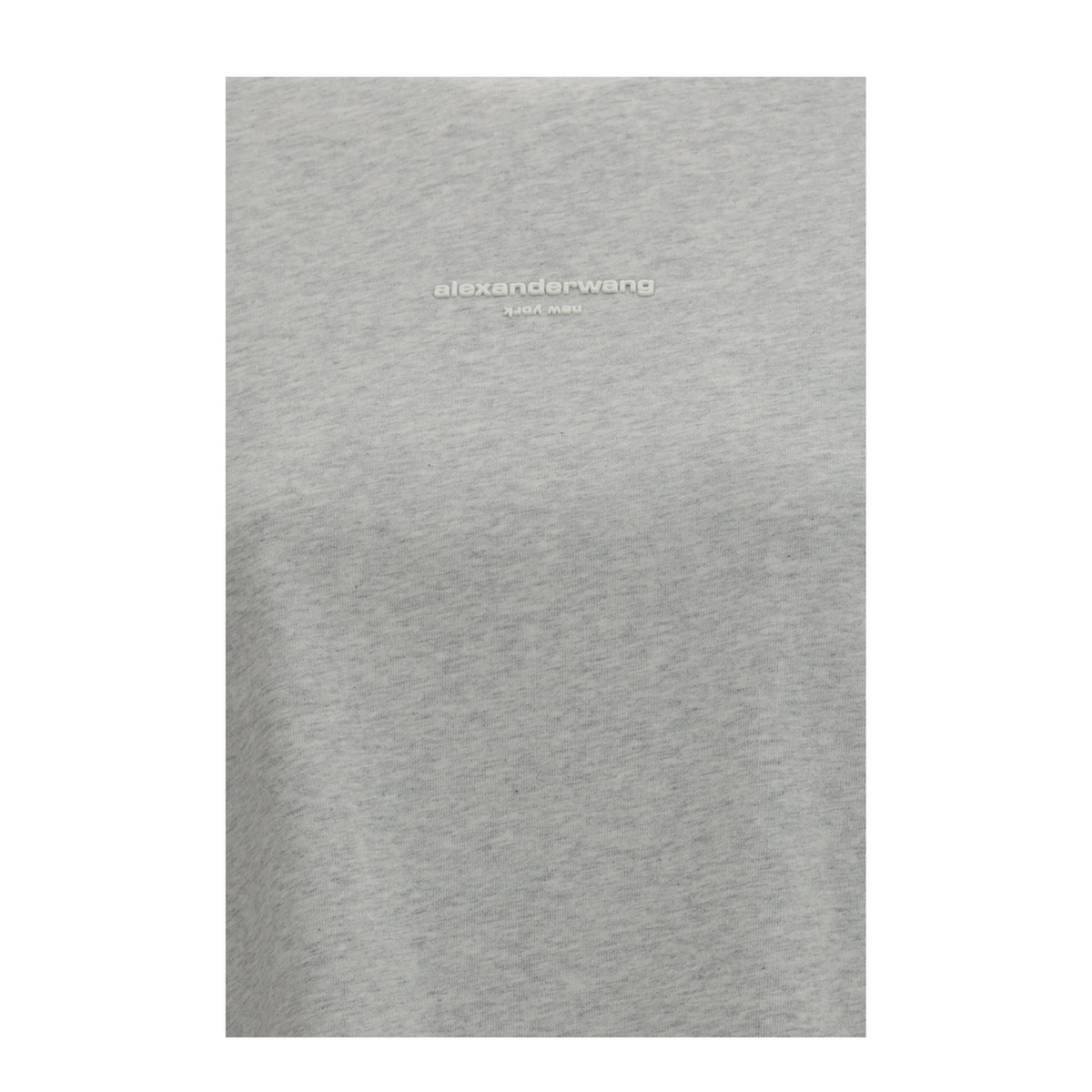 MAYFEYR - Alexander Wang - Short Sleeve T Shirt With Central Logo Print - 1CC3261302050