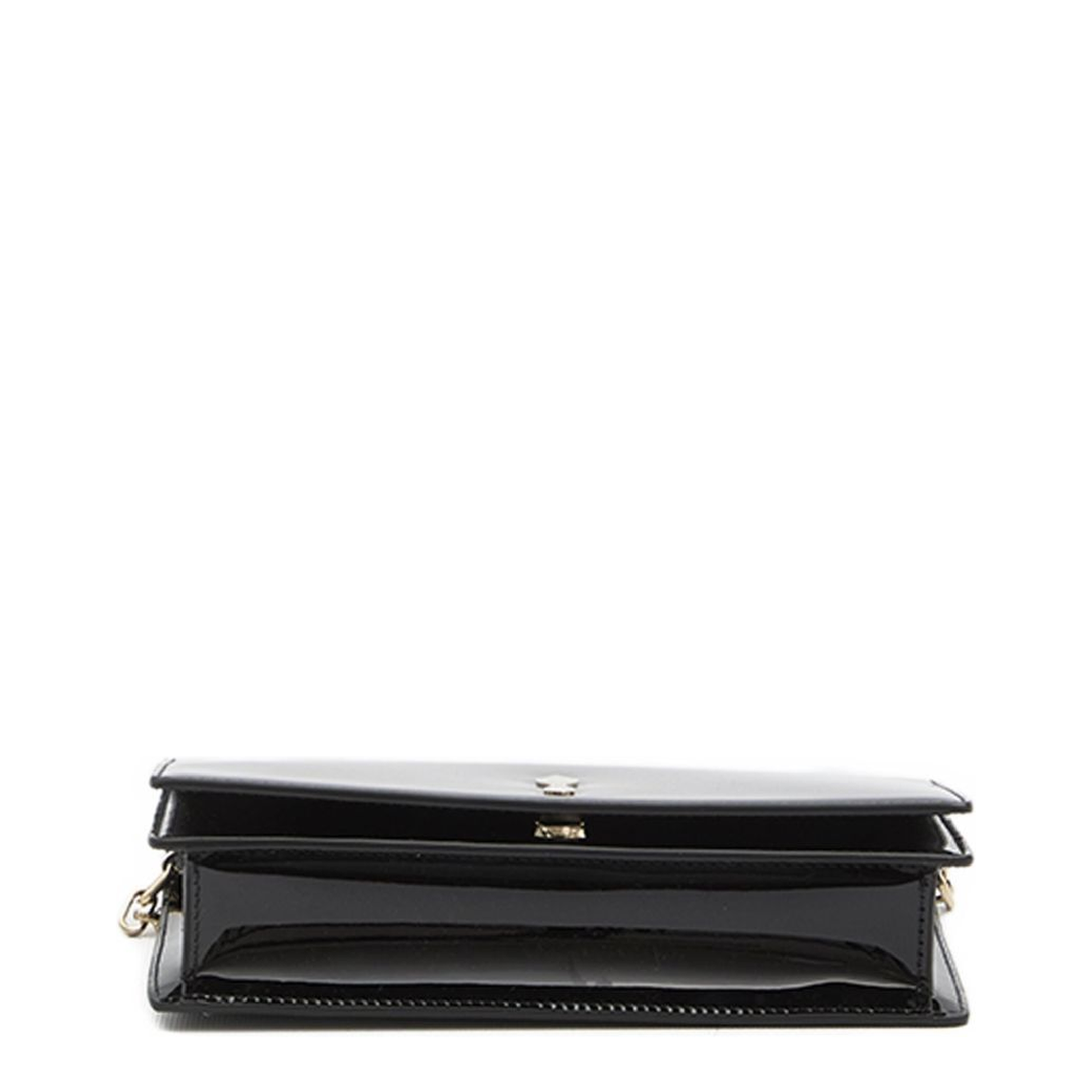Bettina Clutch Patent Calf Leather Black