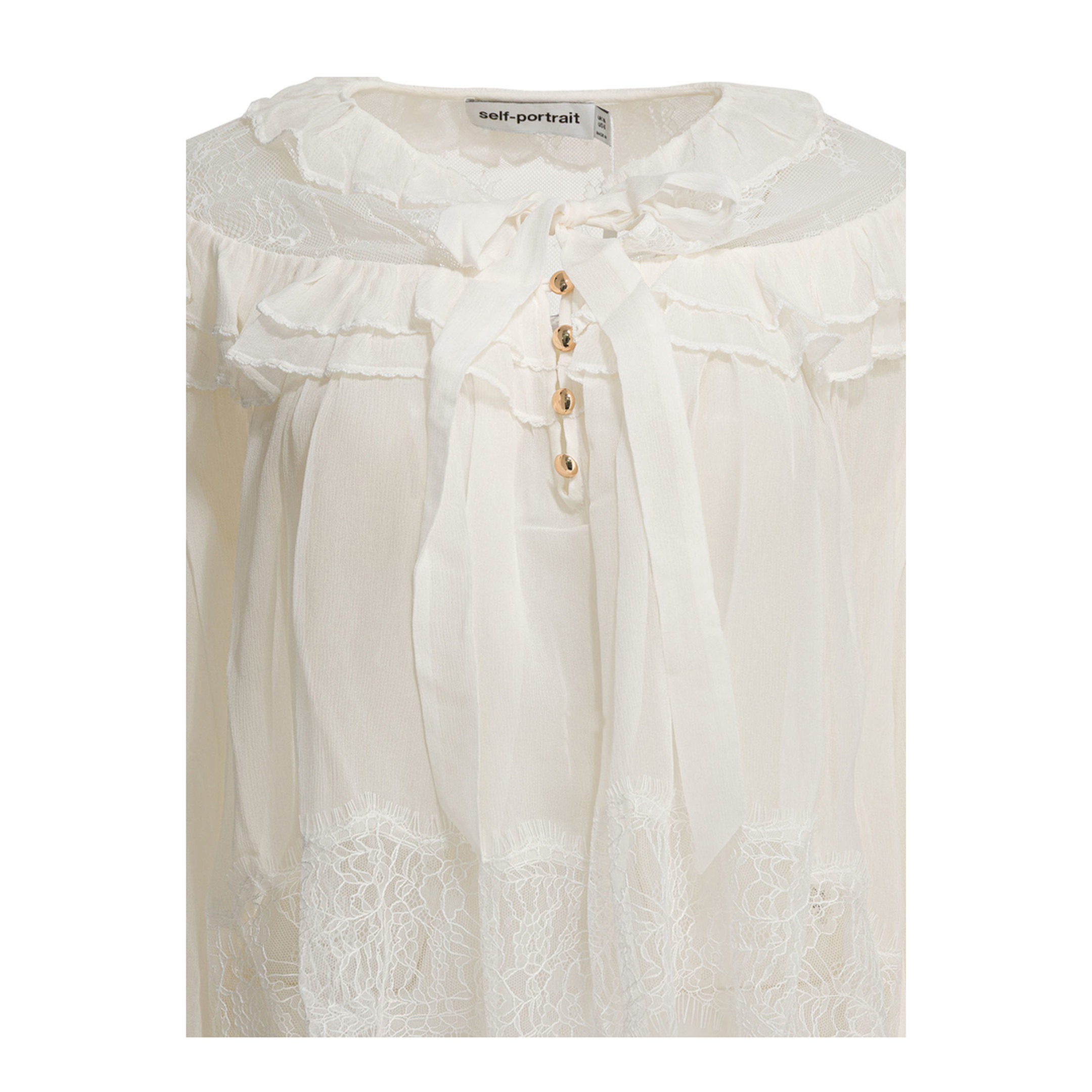 MAYFEYR - Self Portrait - Lace Blouse - RS26192TWWHITE