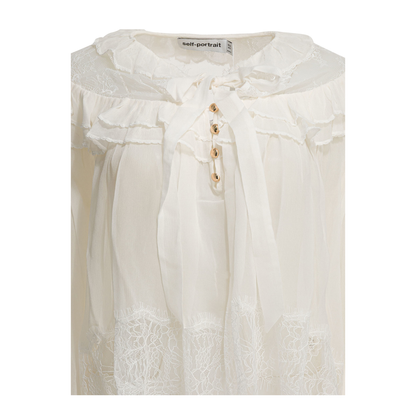 MAYFEYR - Self Portrait - Lace Blouse - RS26192TWWHITE