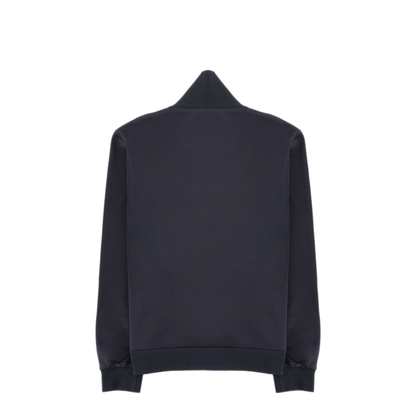 Blue Full Zip Jacket With Zip Closure