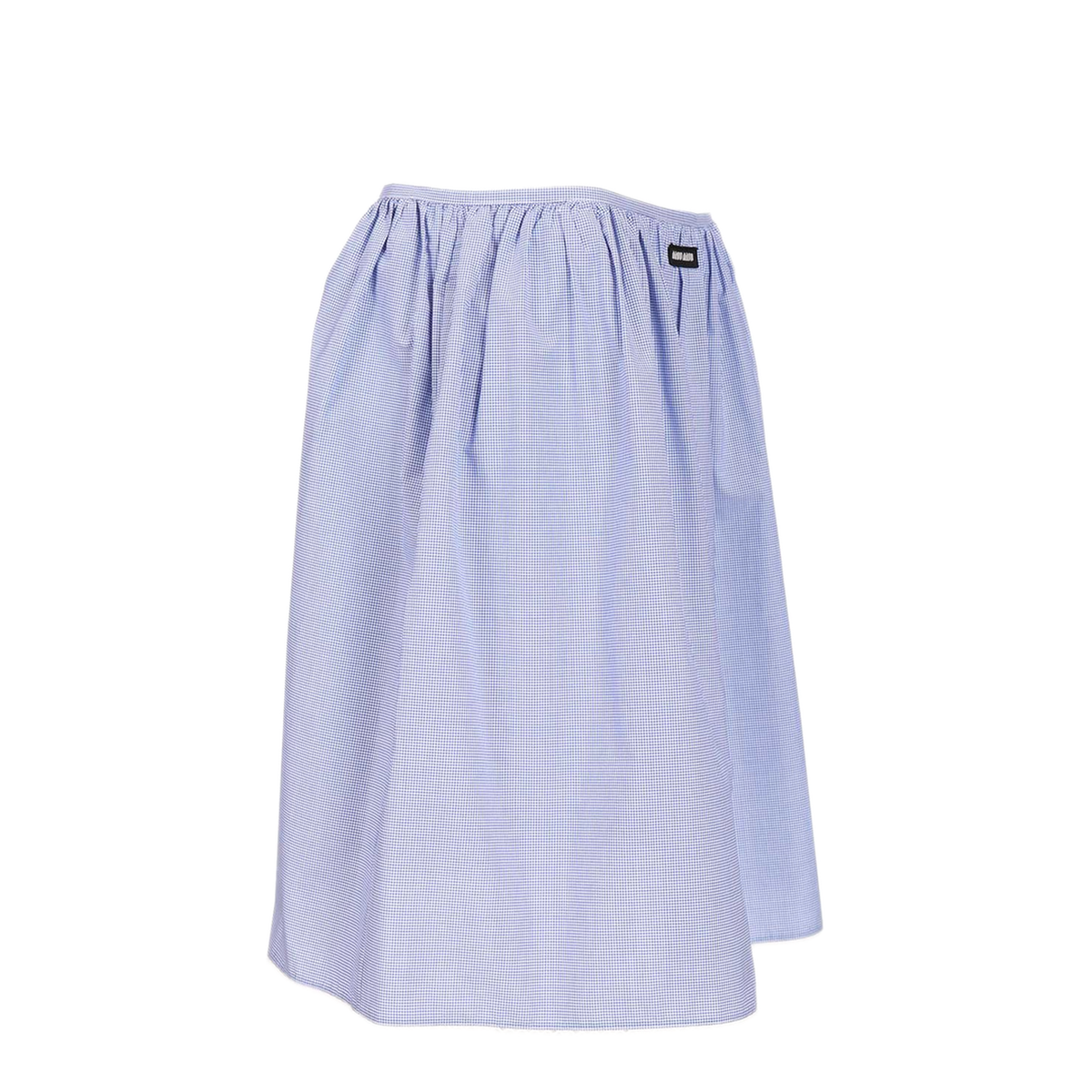 MAYFEYR - Miu Miu - Mini Checkered Poplin Skirt - MG2425SOOO187GF0AZ1