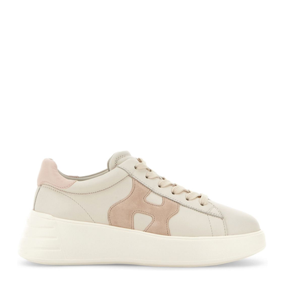 Panelled Design Lace-Up Sneakers