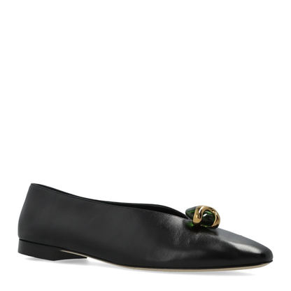 MAYFEYR - Jimmy Choo - Flat Shoes Black - MARGOTFLATEPFBLACK/CLOVER