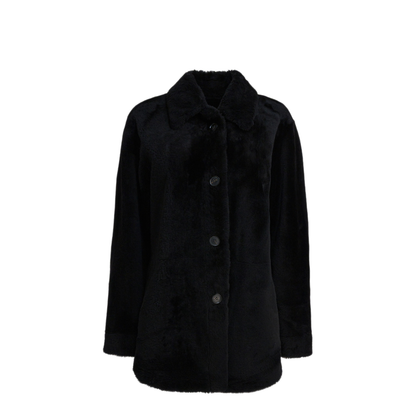 MAYFEYR - Semper - Reversible Leather Long Coat - 601NERO