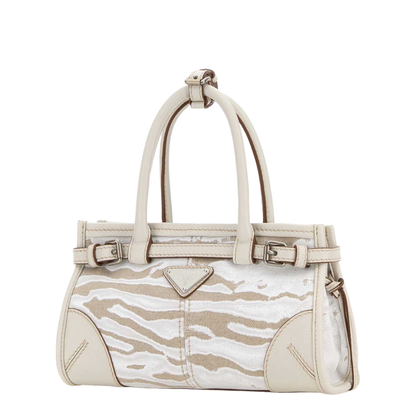 MAYFEYR - Prada - Printed Canvas Small Bonnie Handbag - 1BA486VOFO2FPTF0009
