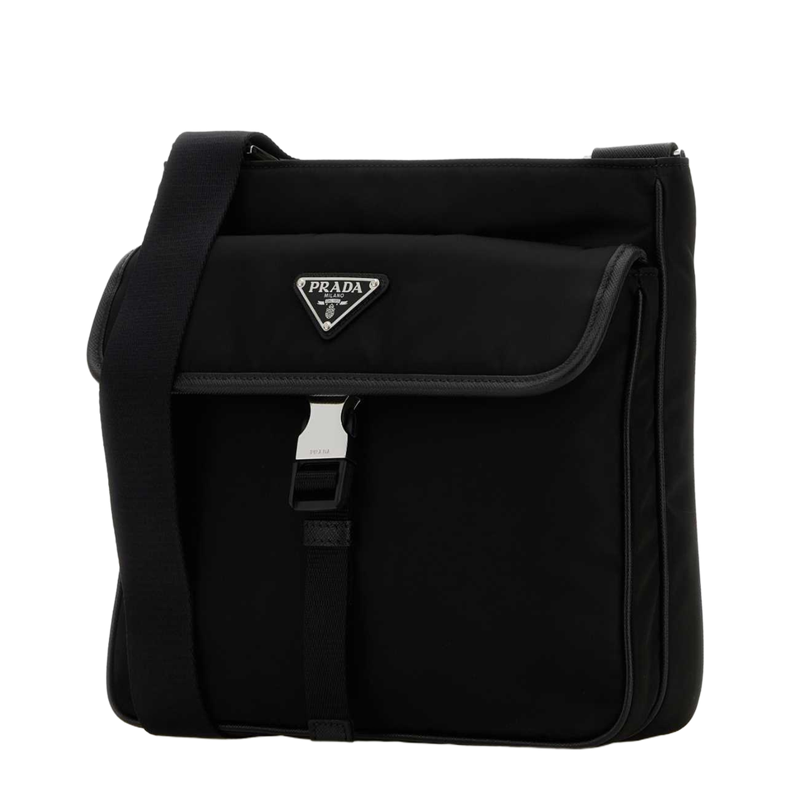 Black Nylon Crossbody Bag