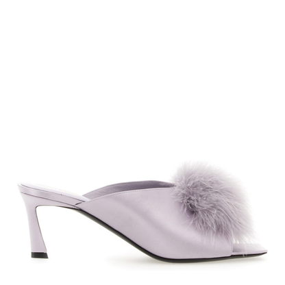 Mule Mae in Satin Crepe