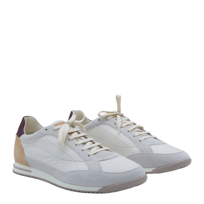 Sneaker with Suede Details