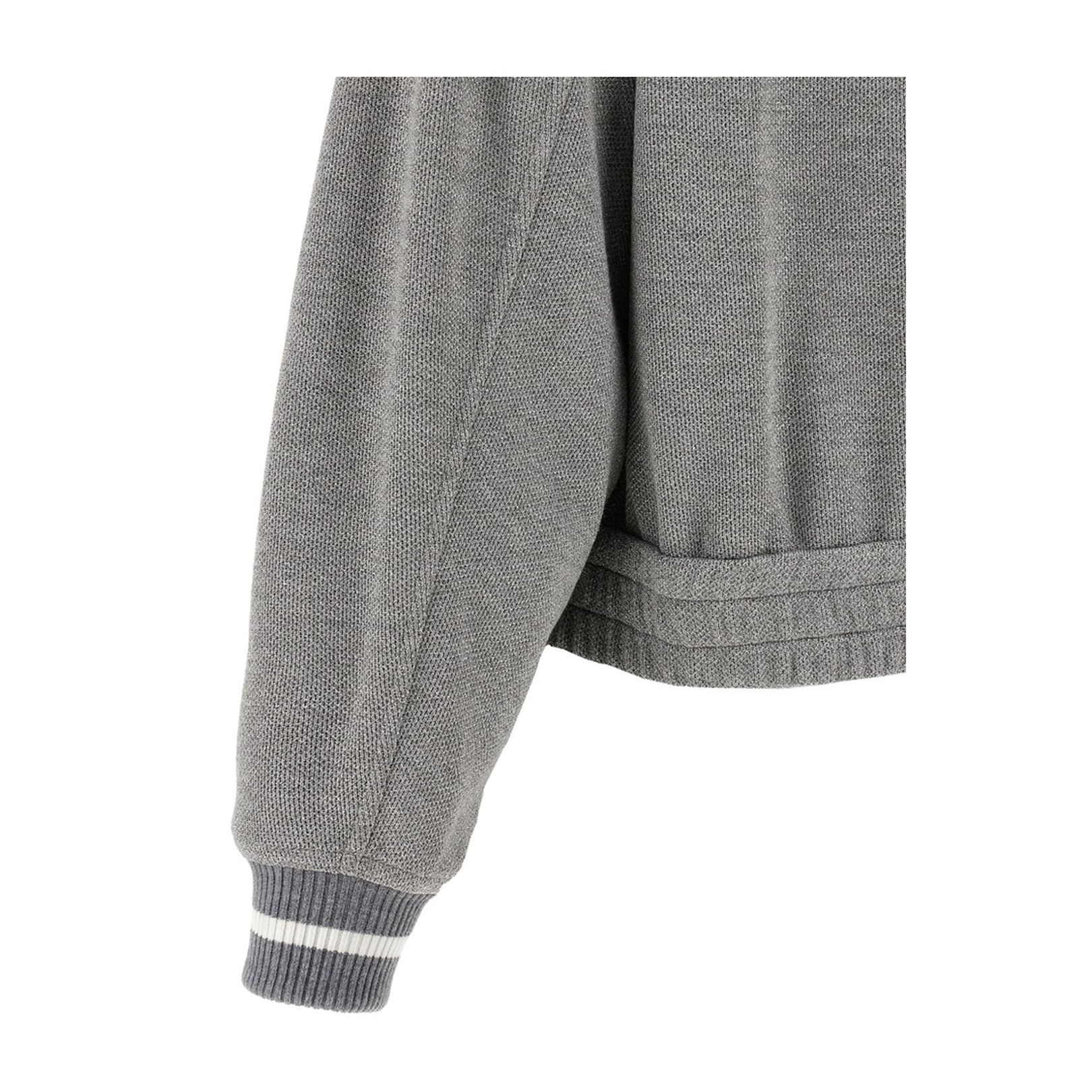 Logo Embroidery Lam Sweatshirt