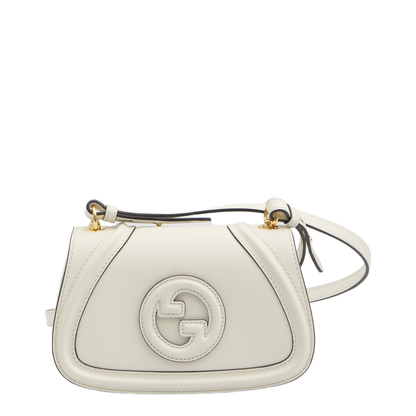 Blondie Leather Top Handle Bag - Cream