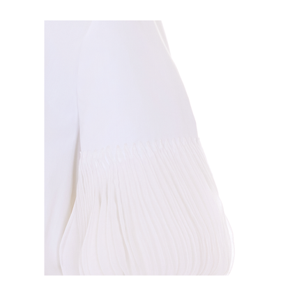 Women's White Poplin Shirt