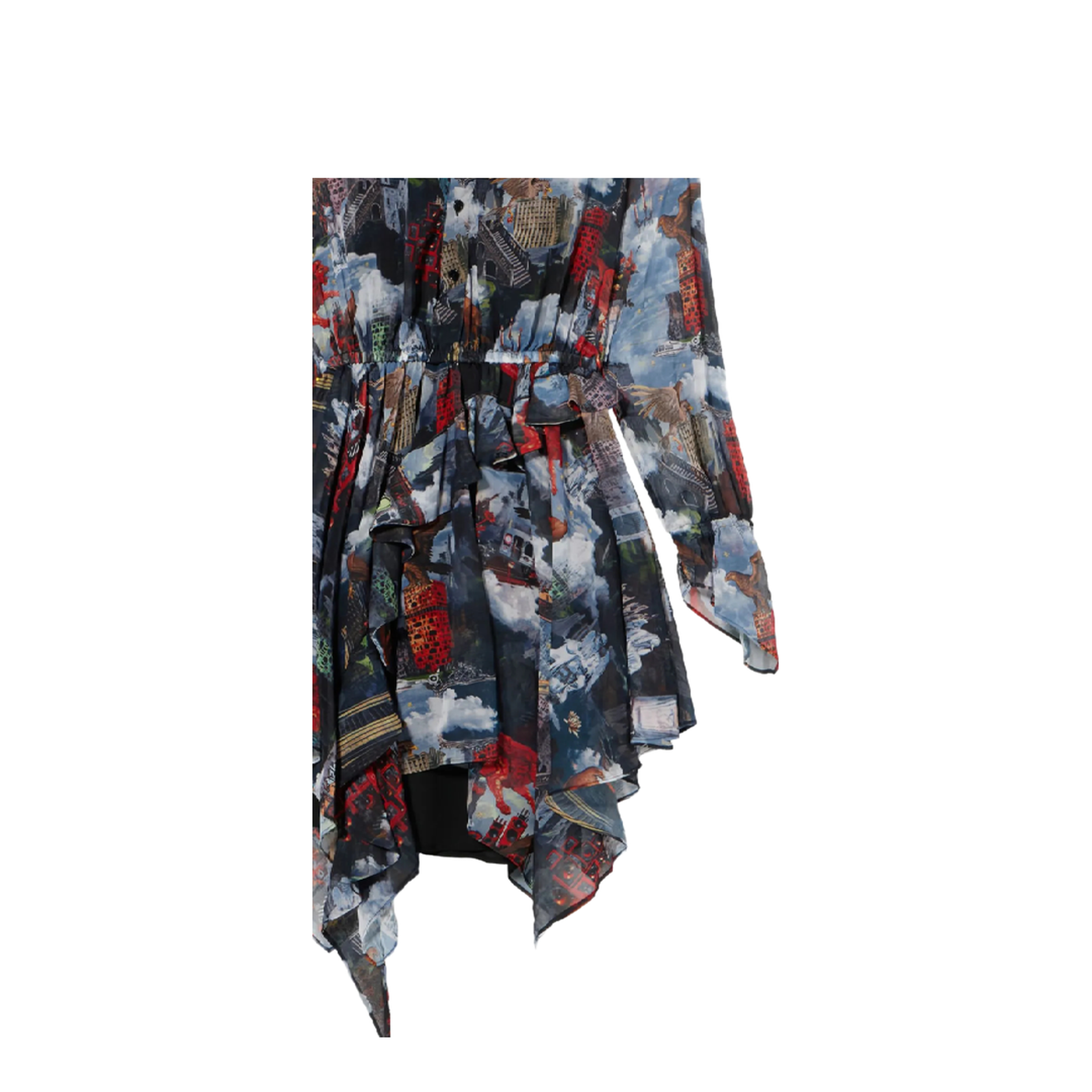 World Paint Geo Romantic Dress