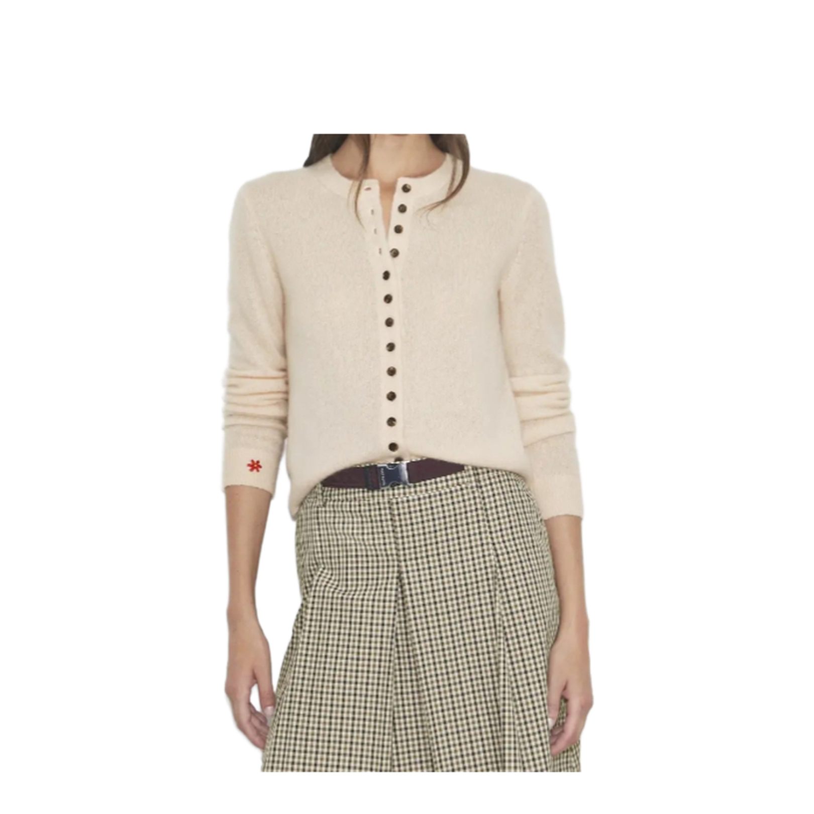 Pastel Pink Cashmere Blend Cardigan