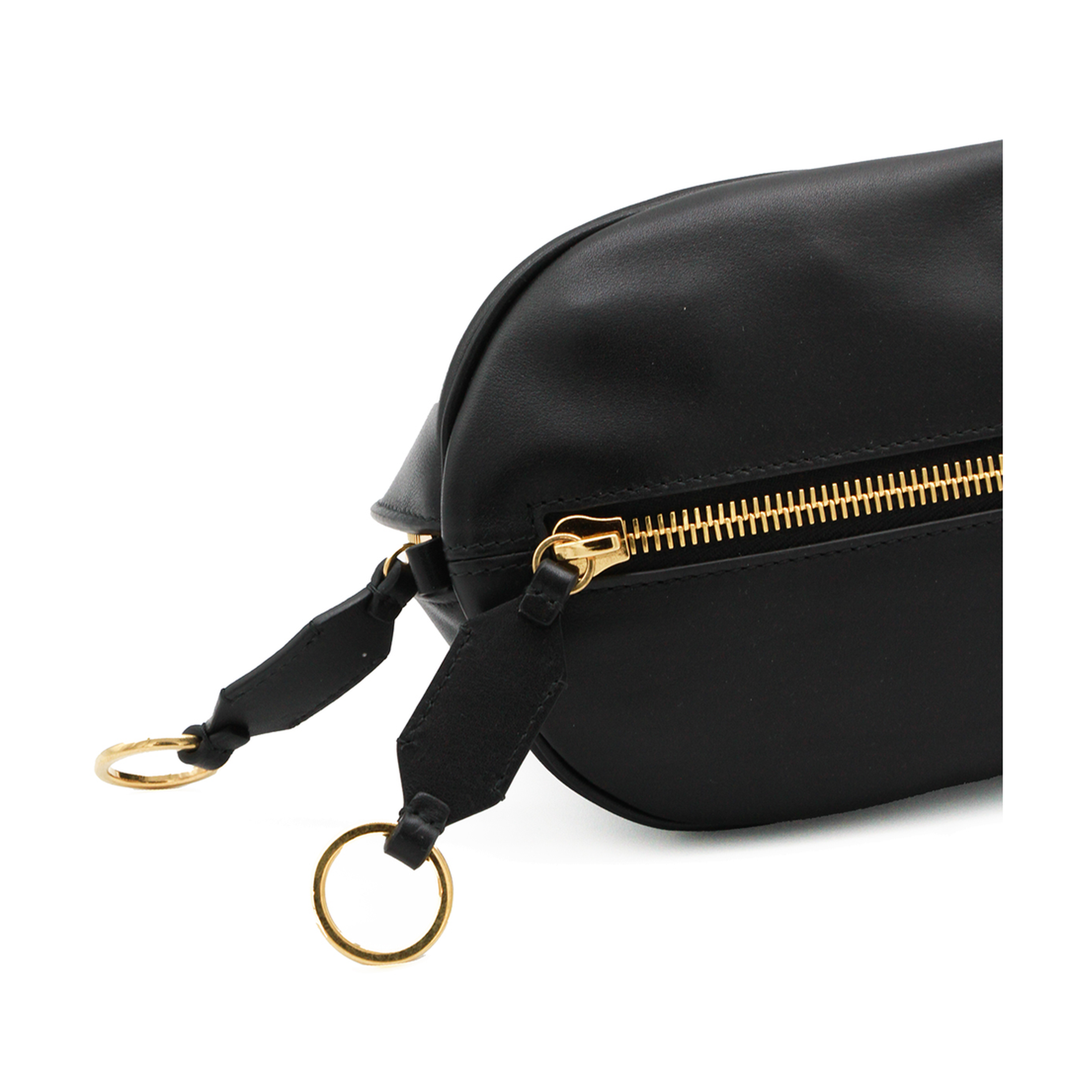 Bolero Mini Smooth Calfskin Bowling Bag - Noir