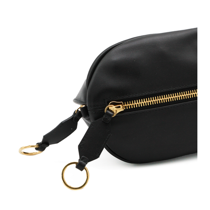 Bolero Mini Smooth Calfskin Bowling Bag - Noir