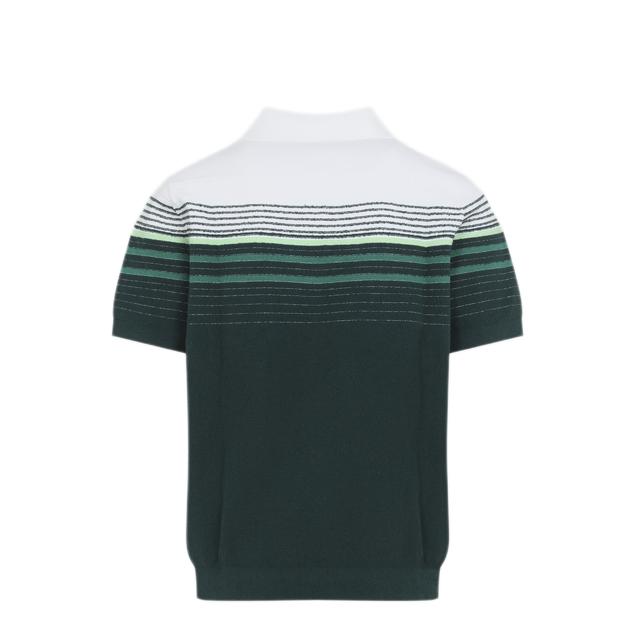 MAYFEYR - Casablanca - Boucle Stripe Knitted Polo - MPF26KW142201WHITE