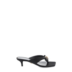 Versace gianni ribbon thong mules