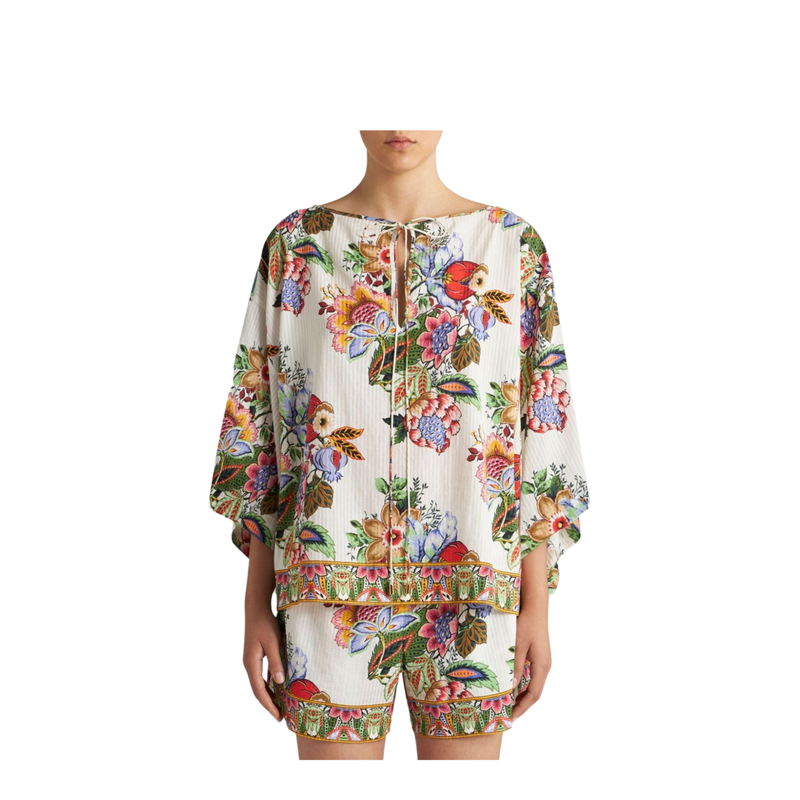 Multicoloured Bouquet Blouse