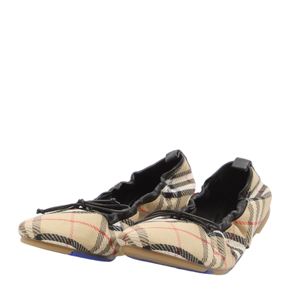 Fawn Check Ballet Flats