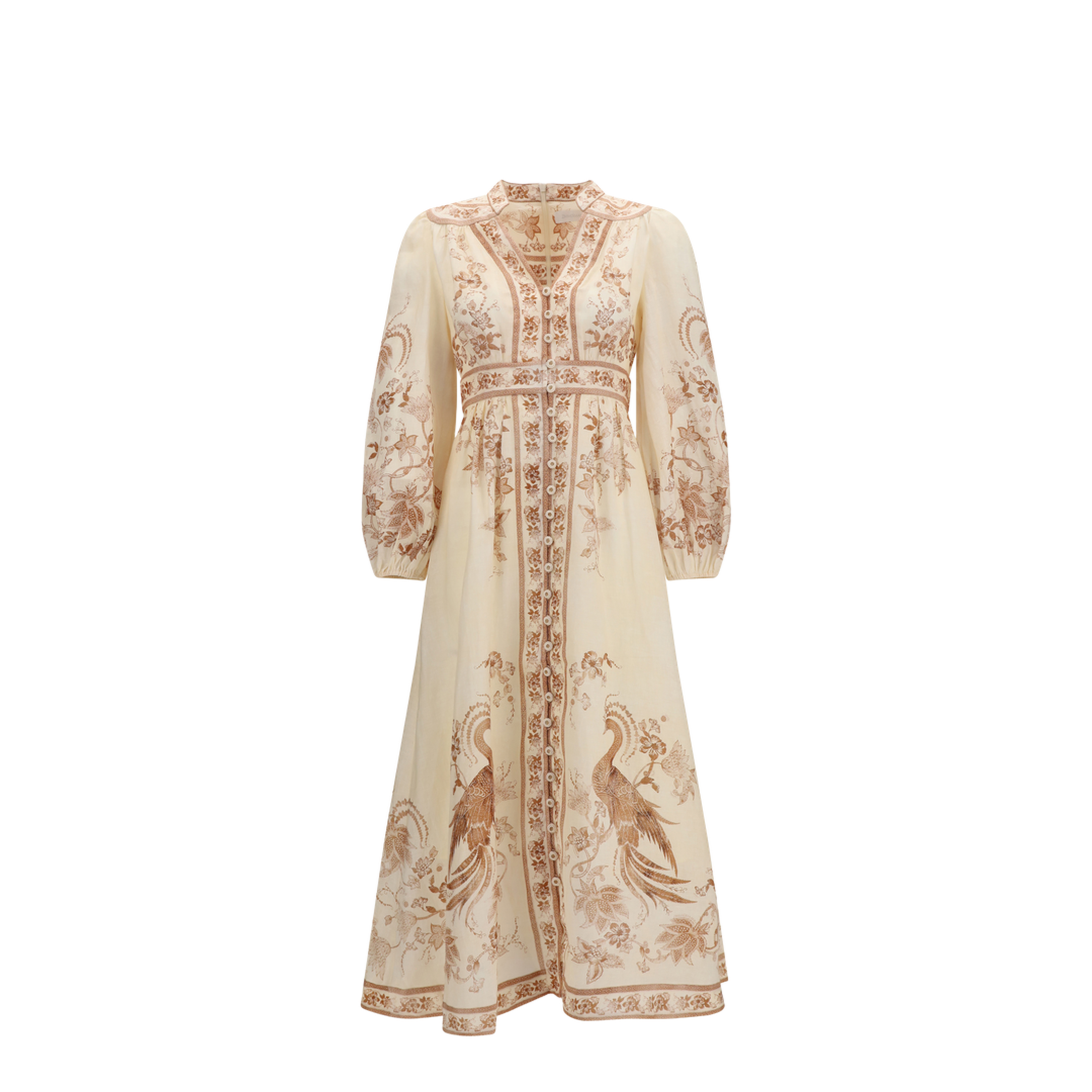MAYFEYR - Zimmermann - Indra Plunge Floral Dress - 3501DSS262