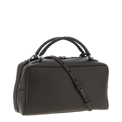 Glossy Nappa Leather Medium Boston Explorer Handbag