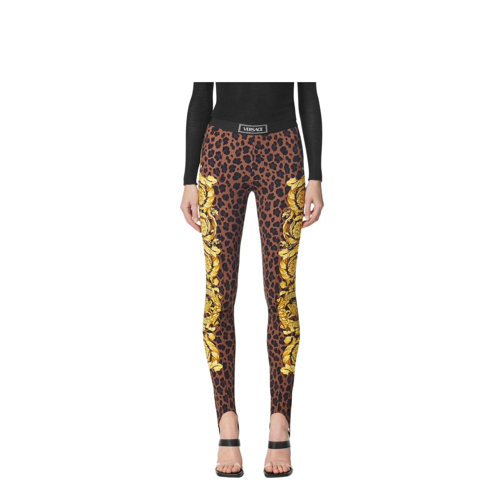 Printed Stretch Nylon Leggings