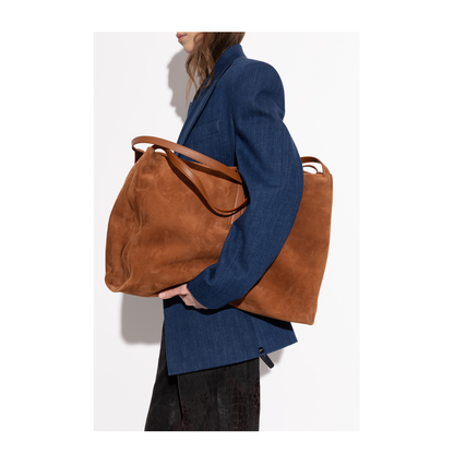 Suede Shopper Bag