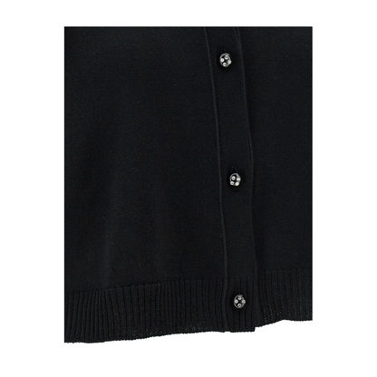 Feathered Knit Cardigan