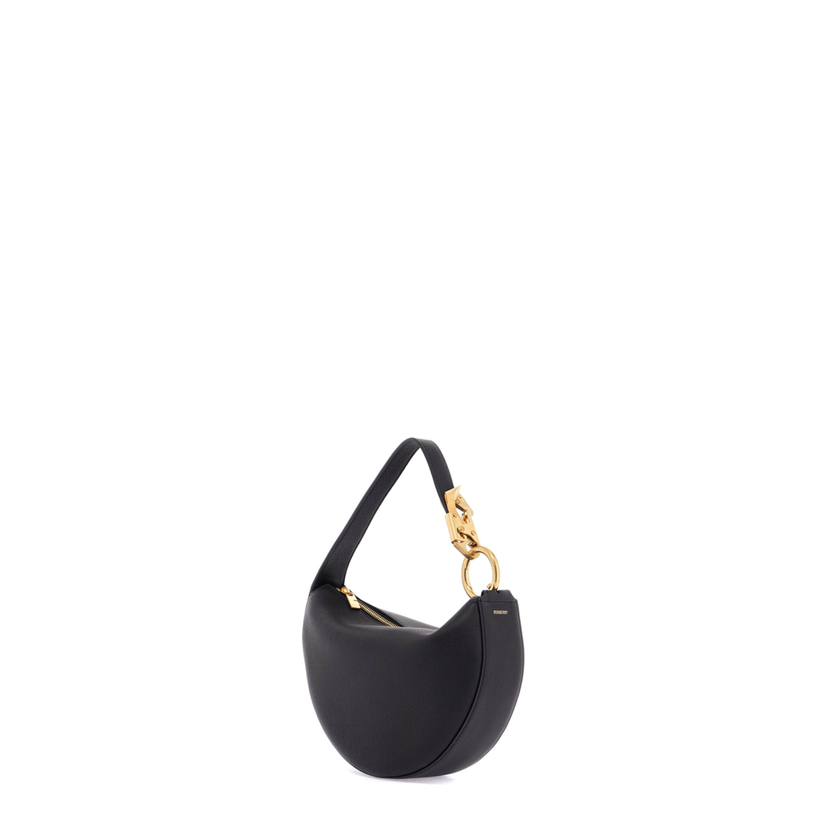 Textured Leather Shoulder Bag