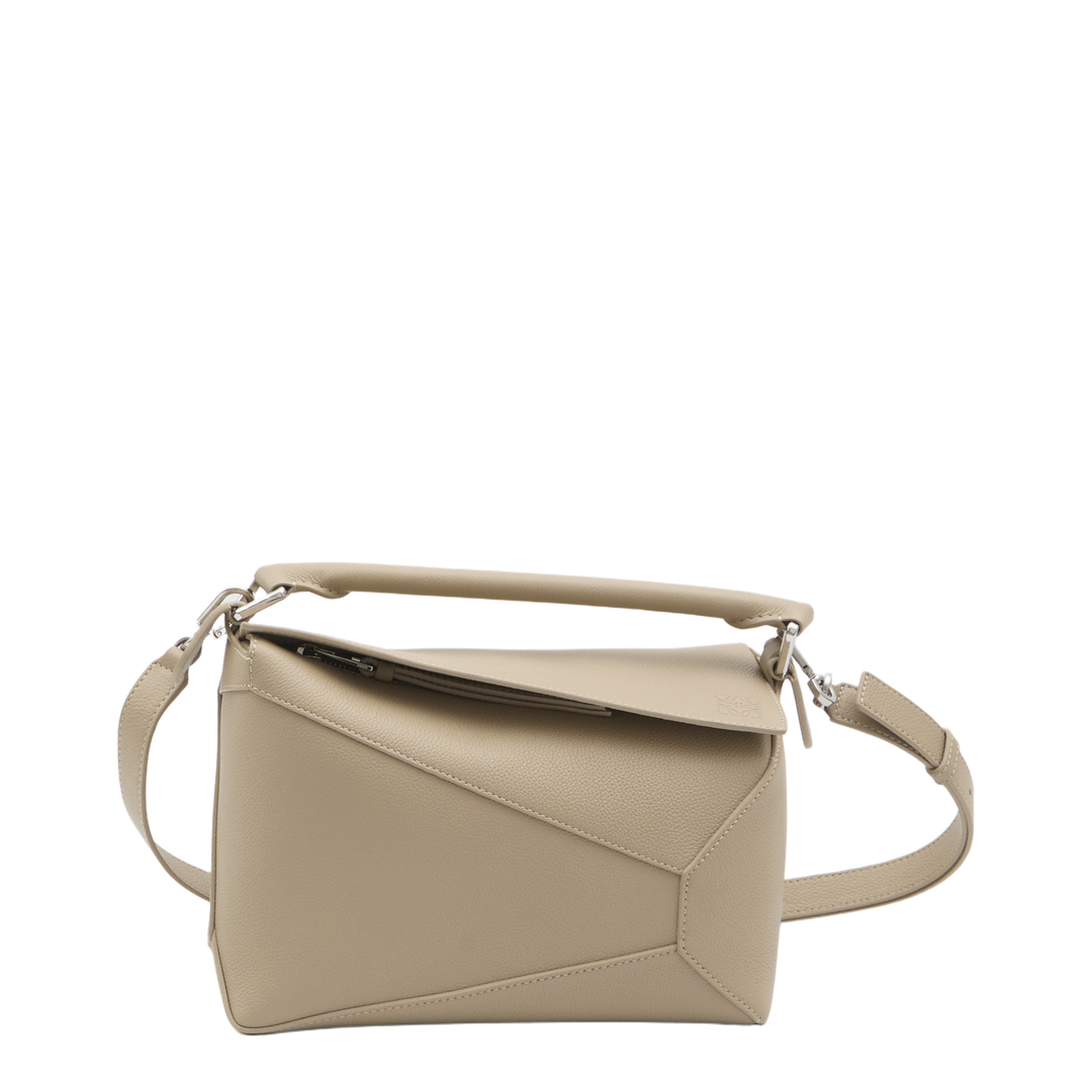Puzzle Edge Small Leather Handbag