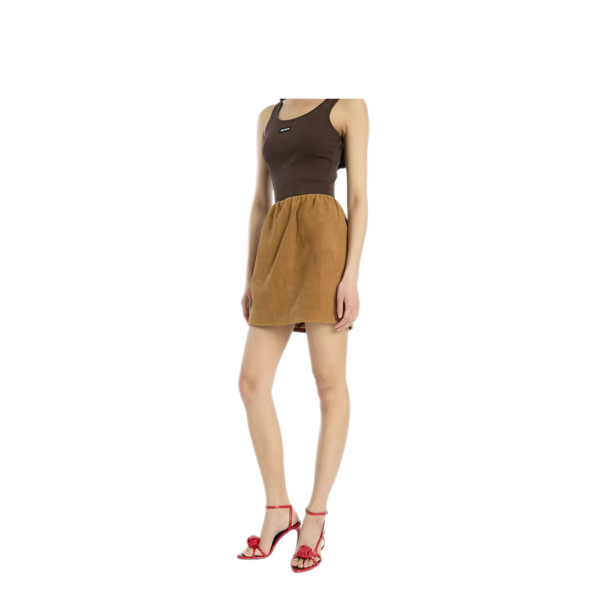 MAYFEYR - Rotate - Suede Mini Skirt - 1155792458