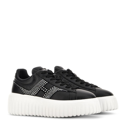 H-Stripes Sneakers Black Silver