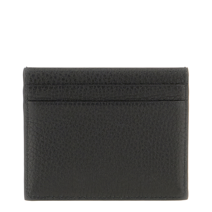 MAYFEYR - Valentino - Black Leather Card Holder - 7Y2P0AQ4PDX0NO