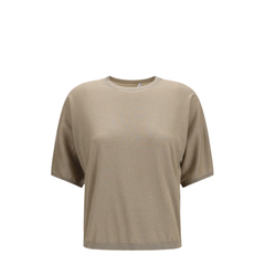Short Sleeve Cashmere Silk Sweater