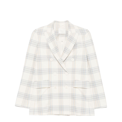 Cotton Double-Breasted Jacket